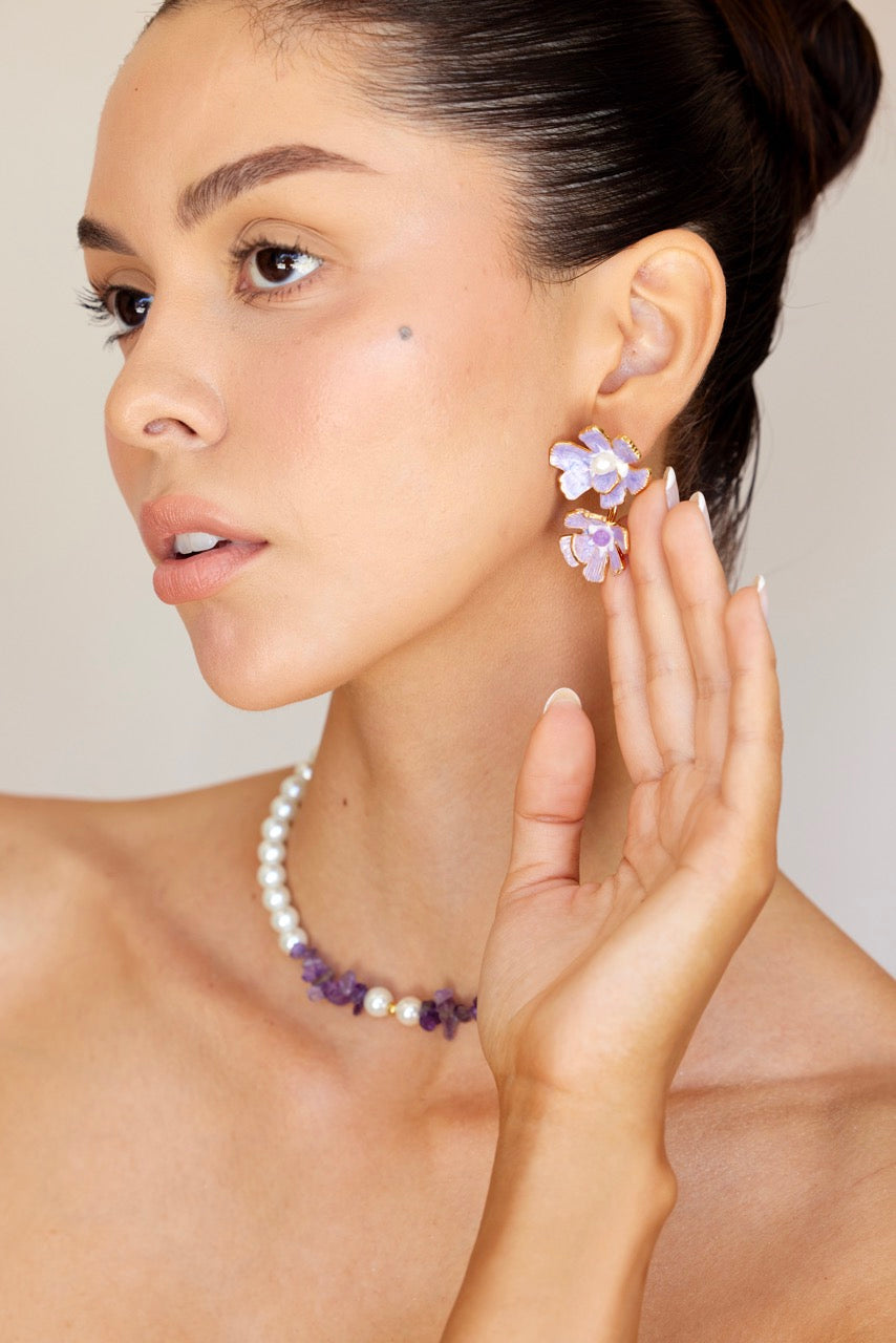 'Forget Me Not' Earrings